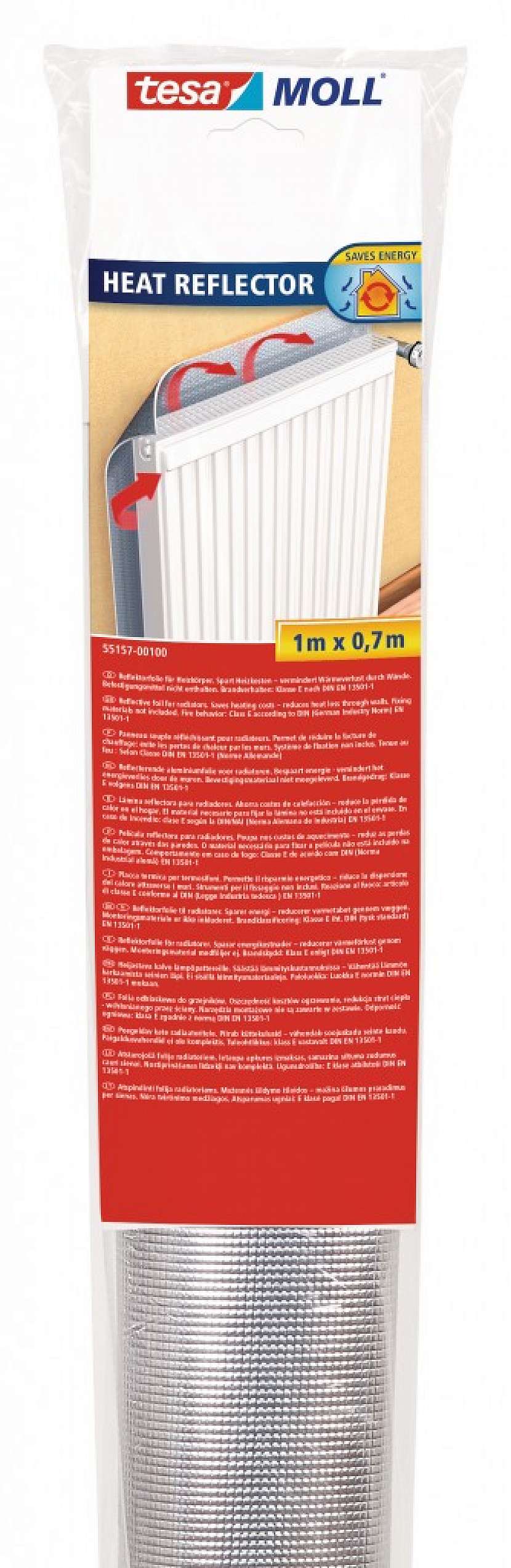 tesamoll® těsnění Odrazová fólie za radiátor