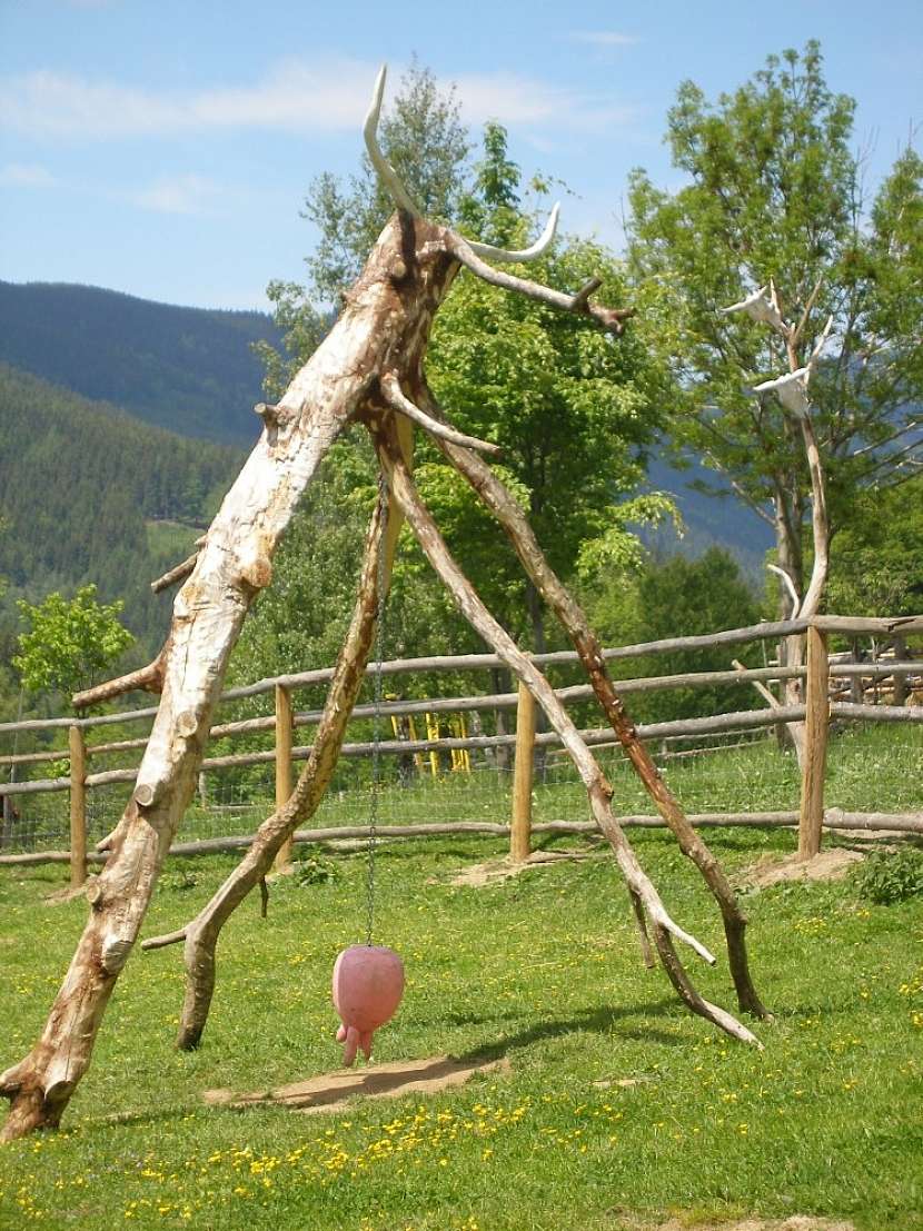 Dřevěné zahradní dekorace