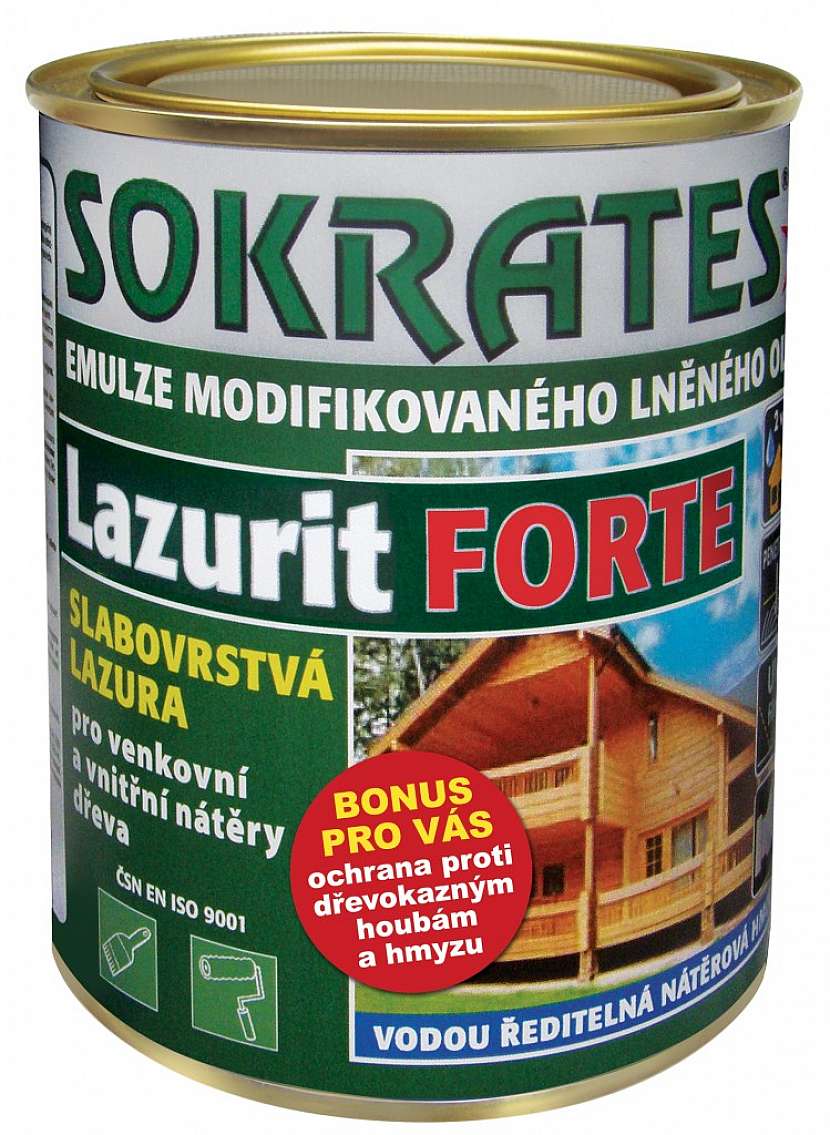Povrchová úprava venkovních podkladů - dřevěných i kovových