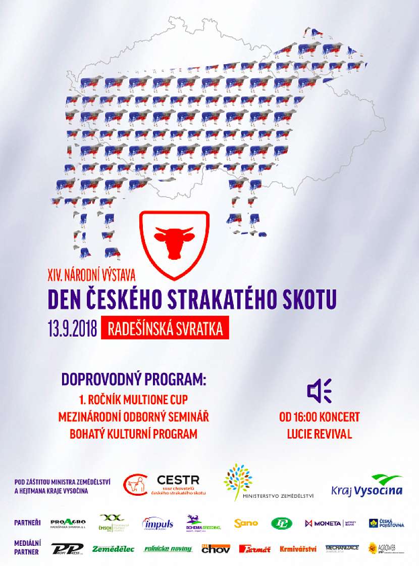 PAMA zve na výstavu v Radešínské Svratce na Den českého strakatého skotu