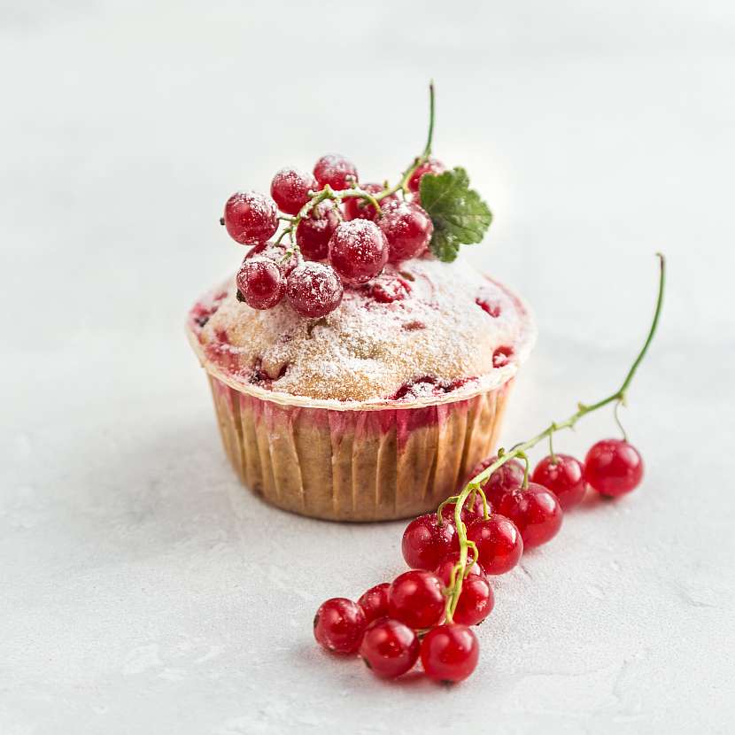 Rybízové muffiny