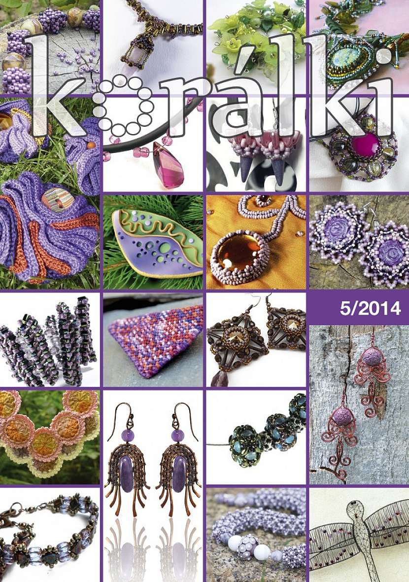 Obsah časopisu Korálki 5/2014 – fialová Lakovka