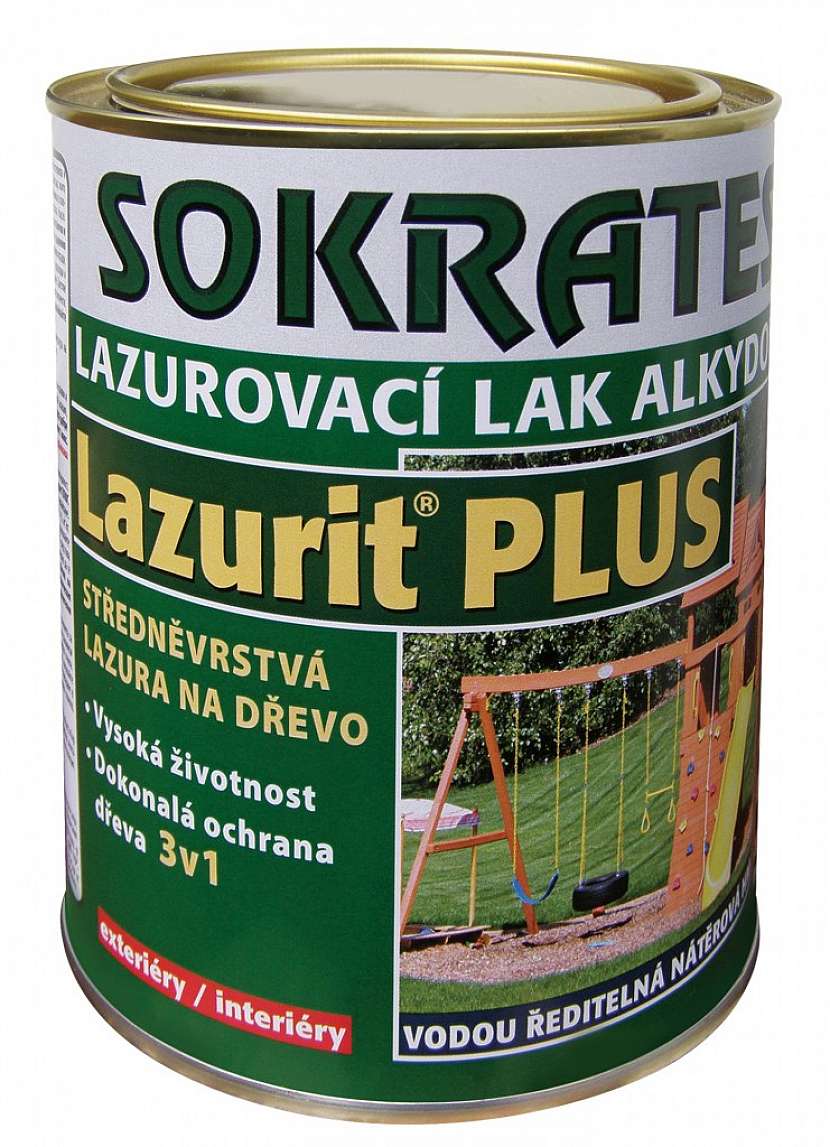 Ochranu před UV zářením a dřevokaznými chorobami zajistí SOKRATES Lazurit Plus