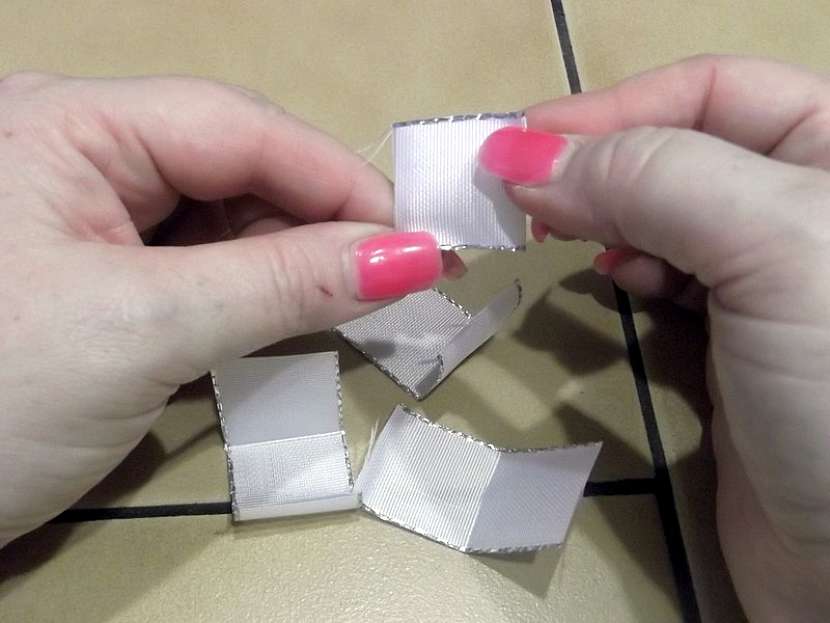 Nešitý patchwork – věnec