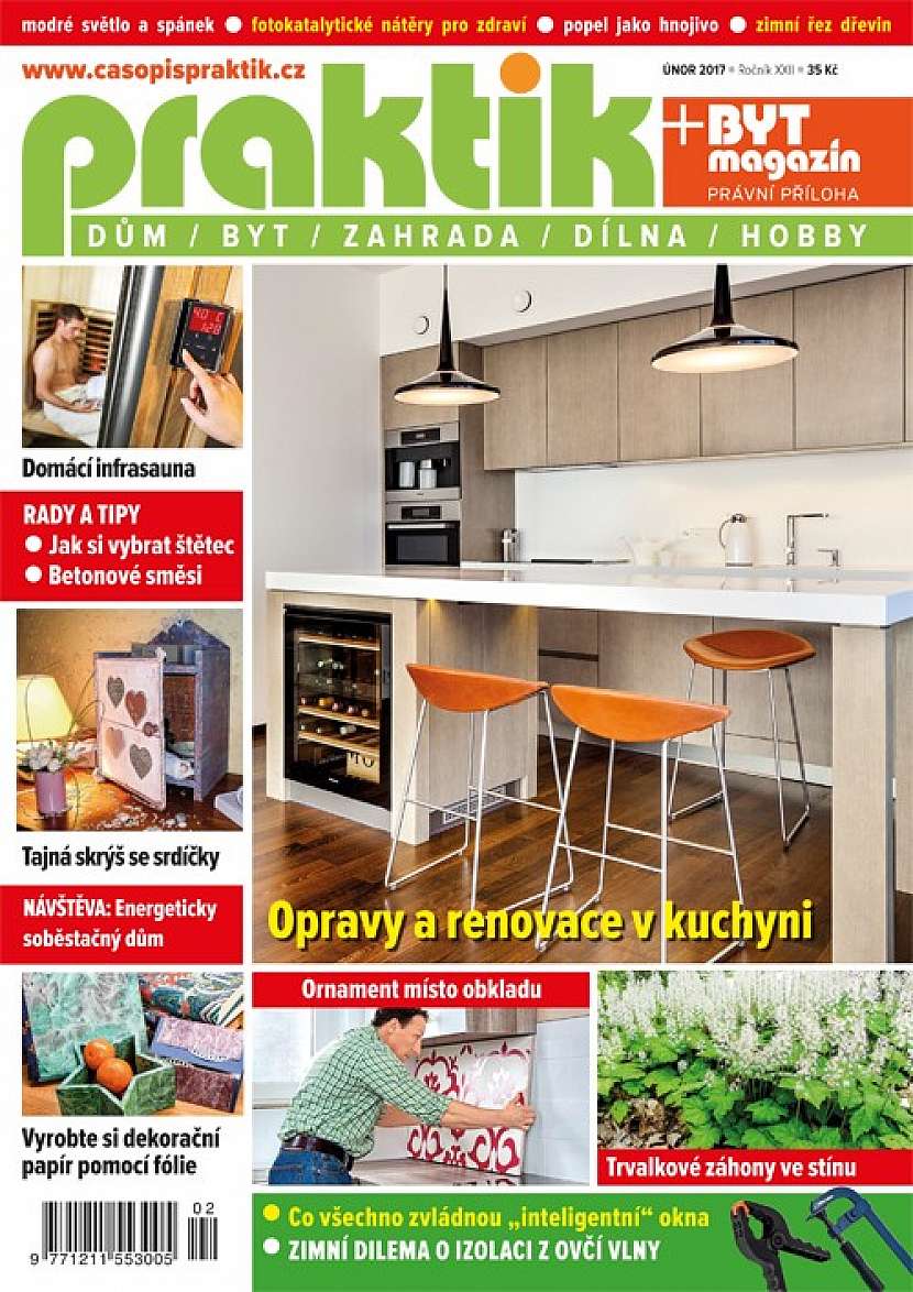Časopis Praktik 2/2017 – popel z pelet a beton