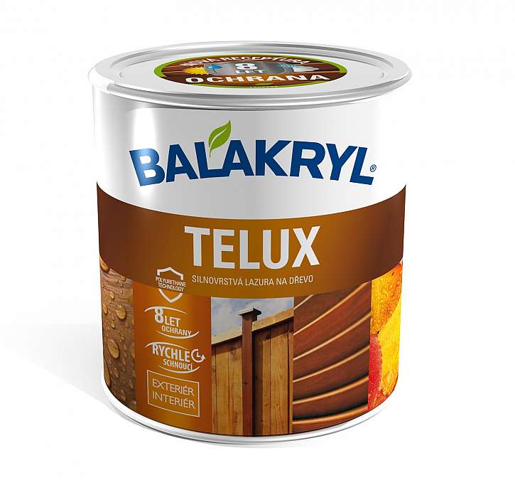 Balakryl TELUX je silnovrstvá lazura na dřevo