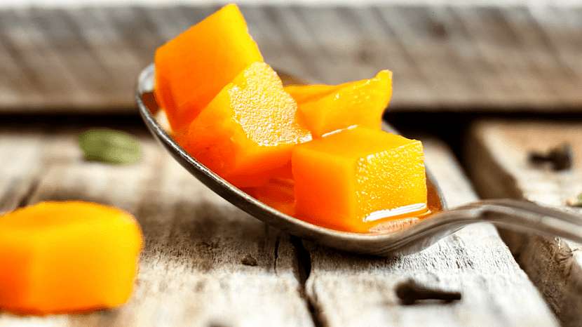 Domácí dýňový kompot à la ananas s džusem