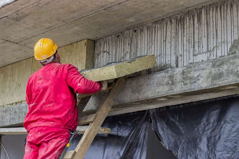 Minerální vata se používá na nepochozí místa