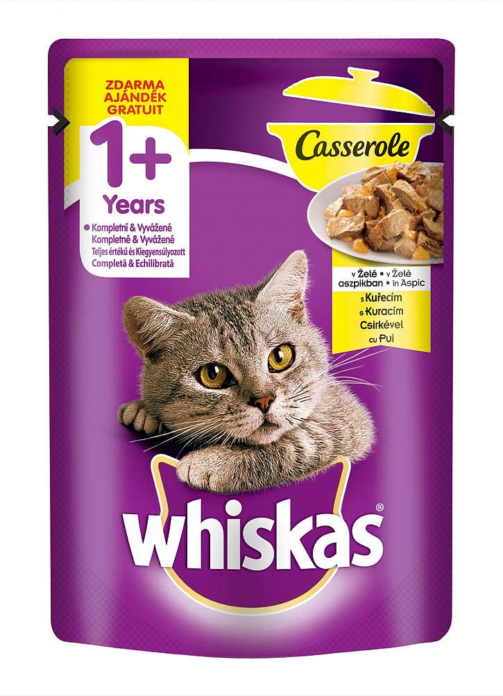 Krmivo pro kočky Whiskas dodá tělu všechny potřebné látky