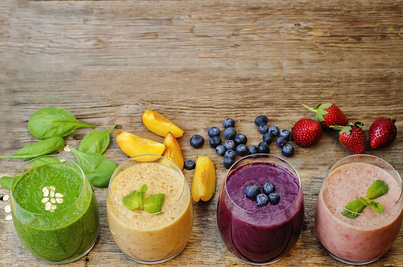 Různé smoothie
