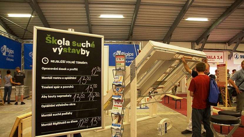 Rigips Vás naučí jak pracovat se sádrokartonem ve Škole suché výstavby