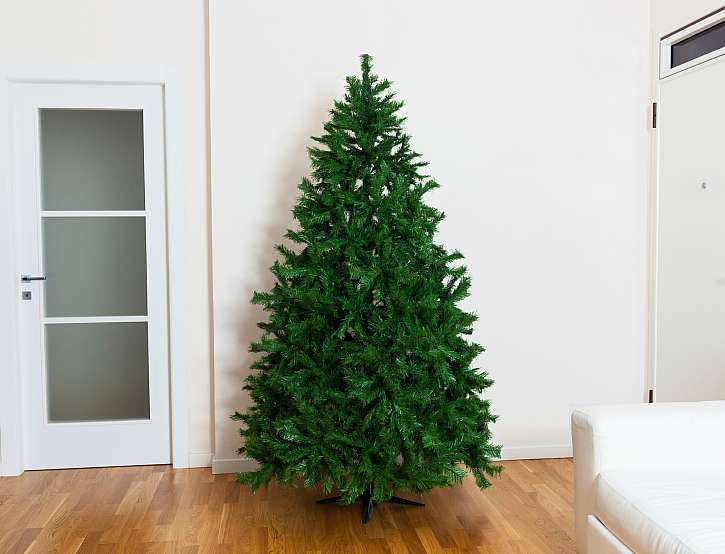 Vánoční stromeček nemusí být jen živý nebo umělý. Do malého prostoru stačí i několik větviček z jehličnanů