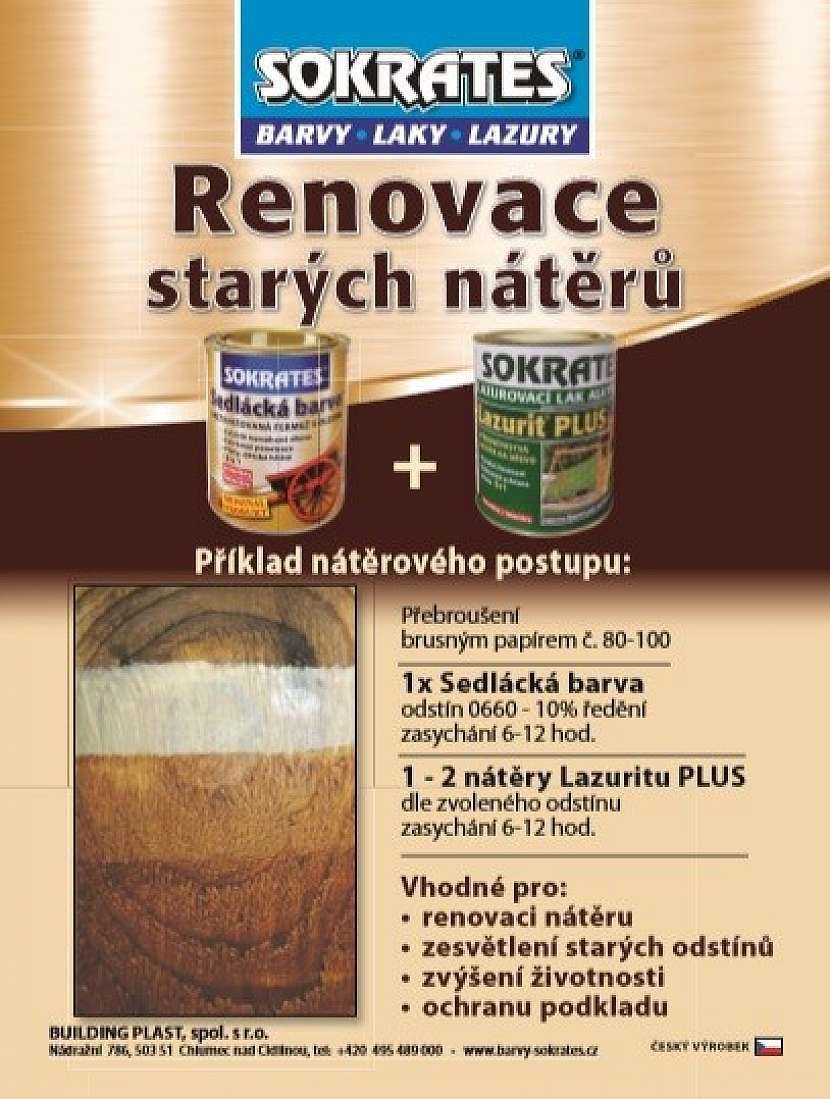 Jak postupovat při renovaci starého nátěru?