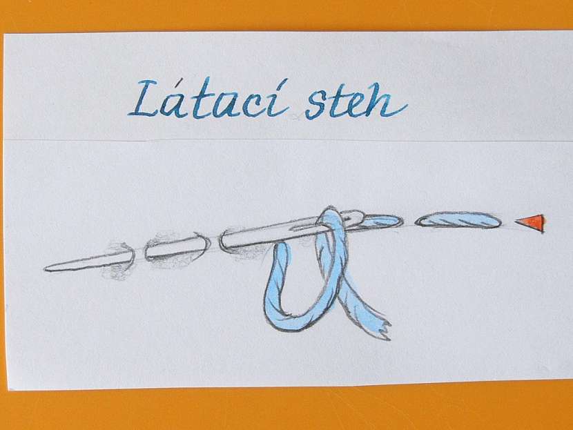Postup na akvarelovou malbu s vyšíváním