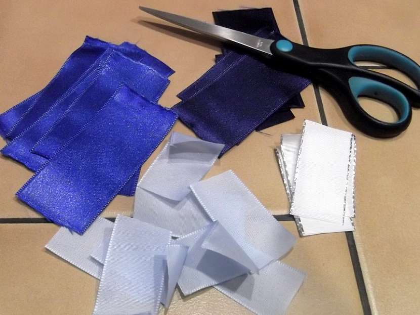 Nešitý patchwork – věnec