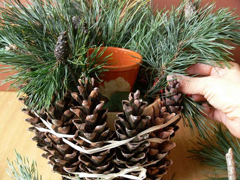 Postup na adventní svícen