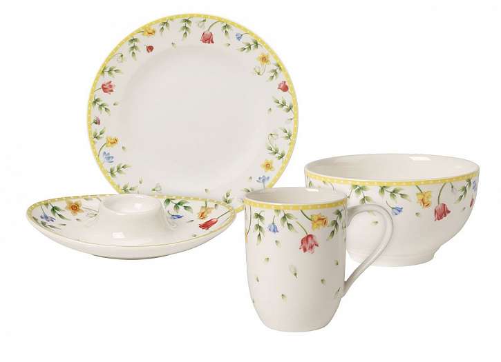 Všechny milovníky vydatných snídaní potěší jarní porcelánový set pro dva od značky Villeroy & Boch z kolekce Spring Awakening. .