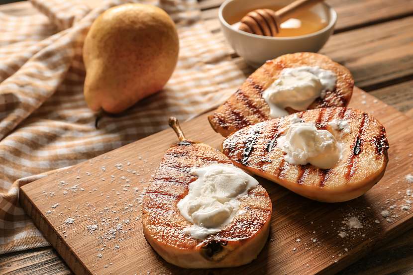 Hrušky s mascarpone