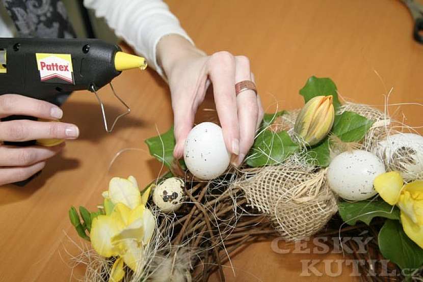 Jaro u vás doma – dekorativní věnec