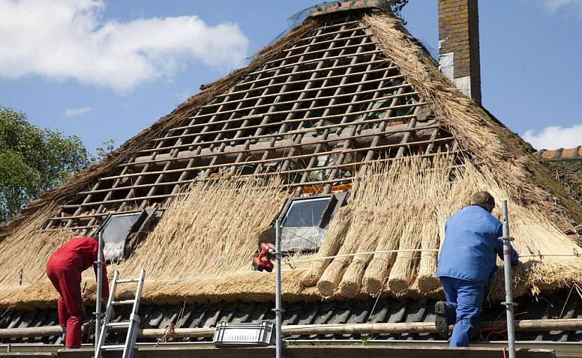 Střecha z rákosu je zajímavá, ale finančně náročná