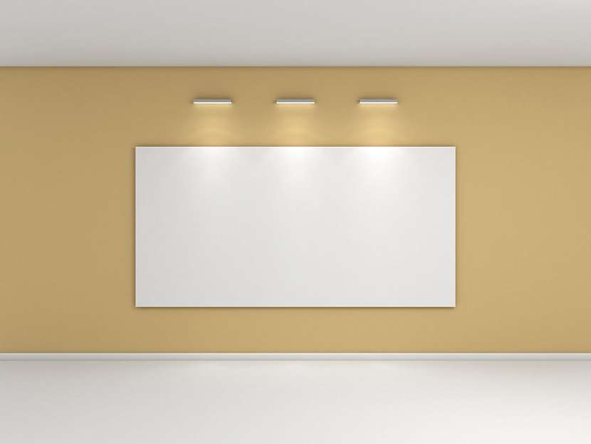Sálavý topný panel může viset na stěně jako obraz, design si můžete zvolit sami