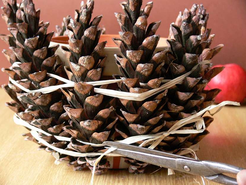 Postup na adventní svícen