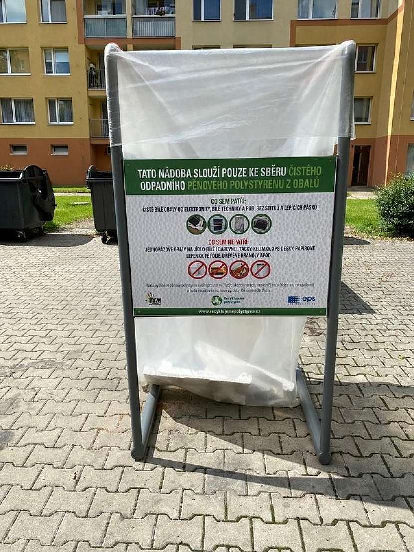 recyklační nádoba EPS