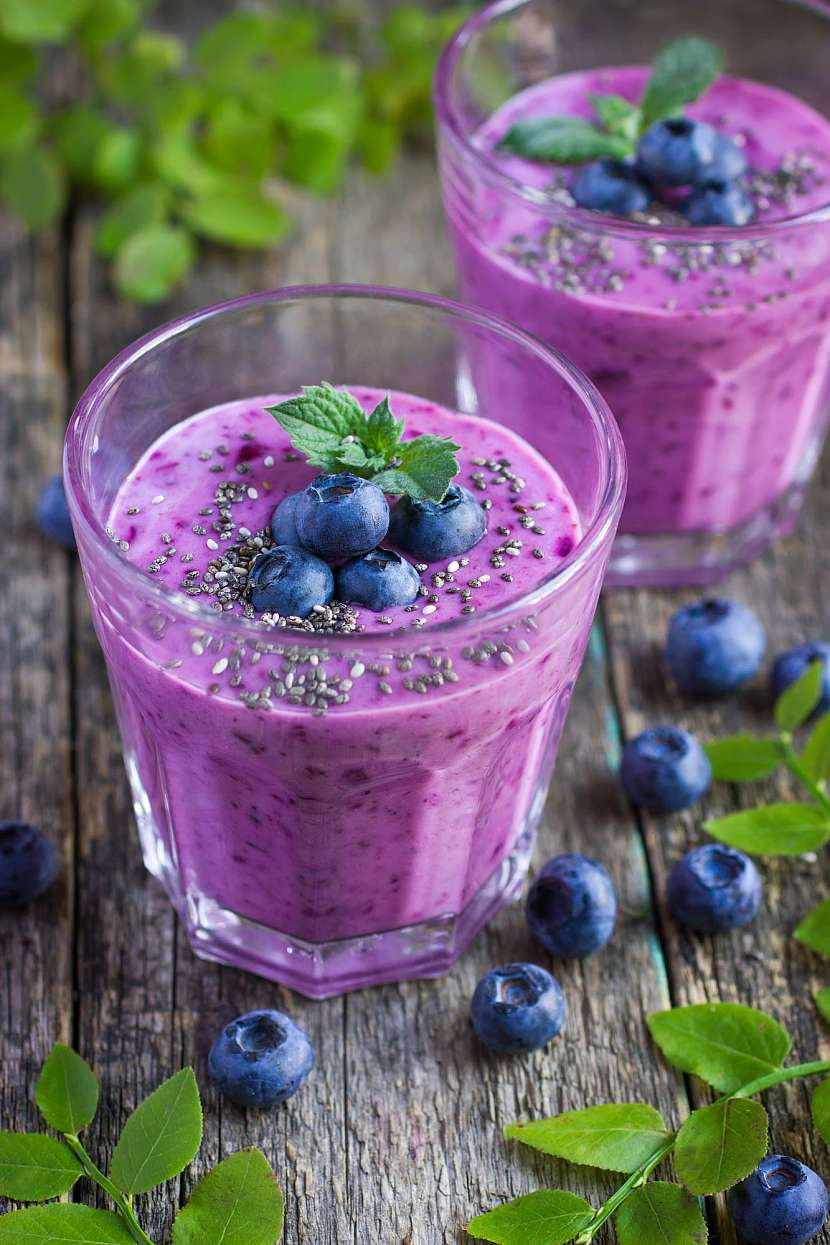 Borůvkové smoothie