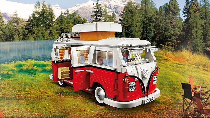Zasoutěžte si o stavebnici LEGO Creator - obytný karavan Volkswagen T1 z roku 1962 (Zdroj: Volkswagen)