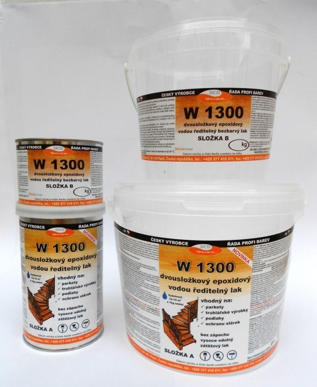 Podlahový epoxidový lak W 1300 od společnosti DCH-Sincolor – výhody a vlastnosti