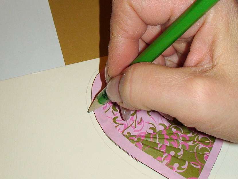 Technika iris folding – přáníčko