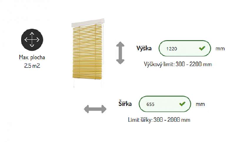Krok č. 1. – Výběr žaluzií