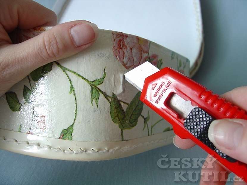Renovace a zdobení dětského kufříku