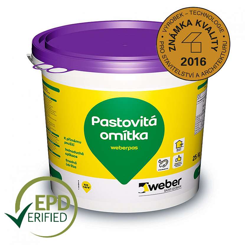 Pastovitá omítka Weber