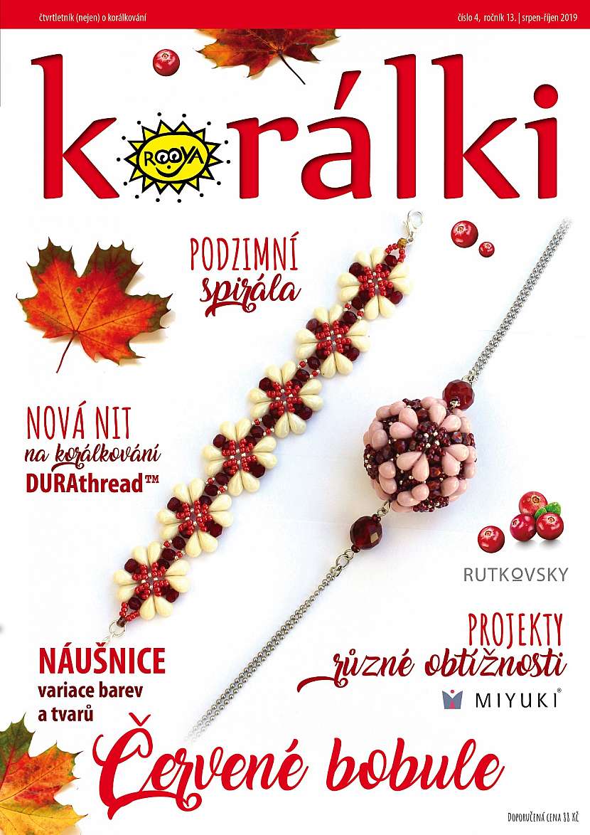 Titulní strana časopisu Korálki 4/2019 (Zdroj: Korálki)