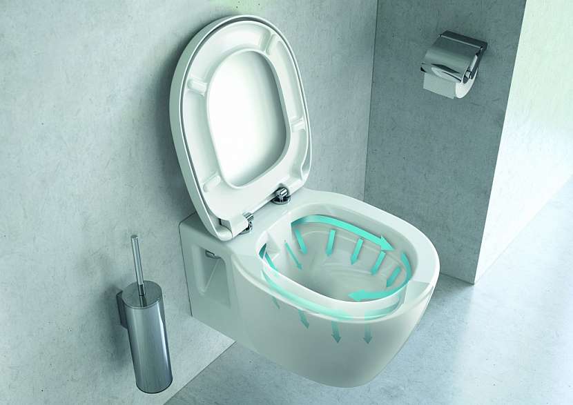 CONNECT RIMLESS - WC, které se čistí samo