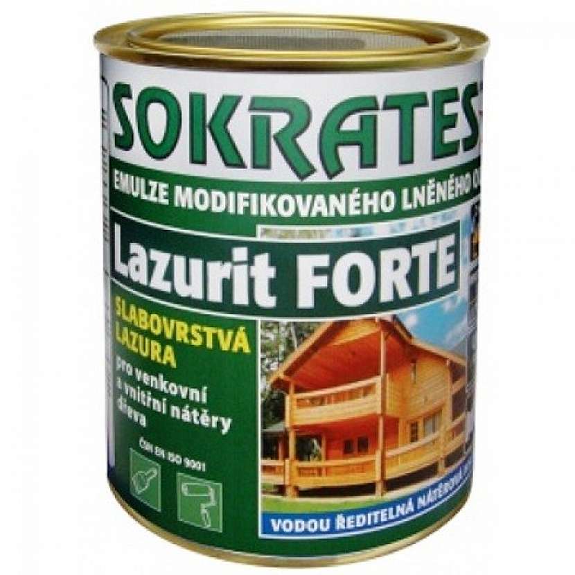 Lazurit FORTE - vodou ředitelná lazura na dřevo