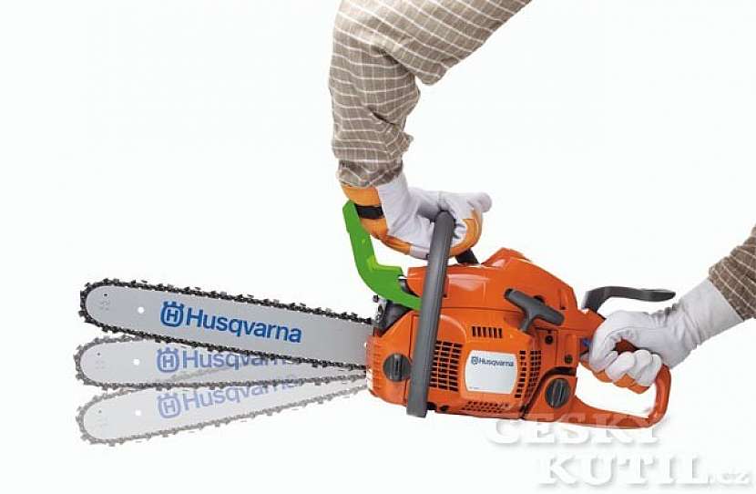 Bezpečnější práce s motorovou pilou díky systému TrioBrake