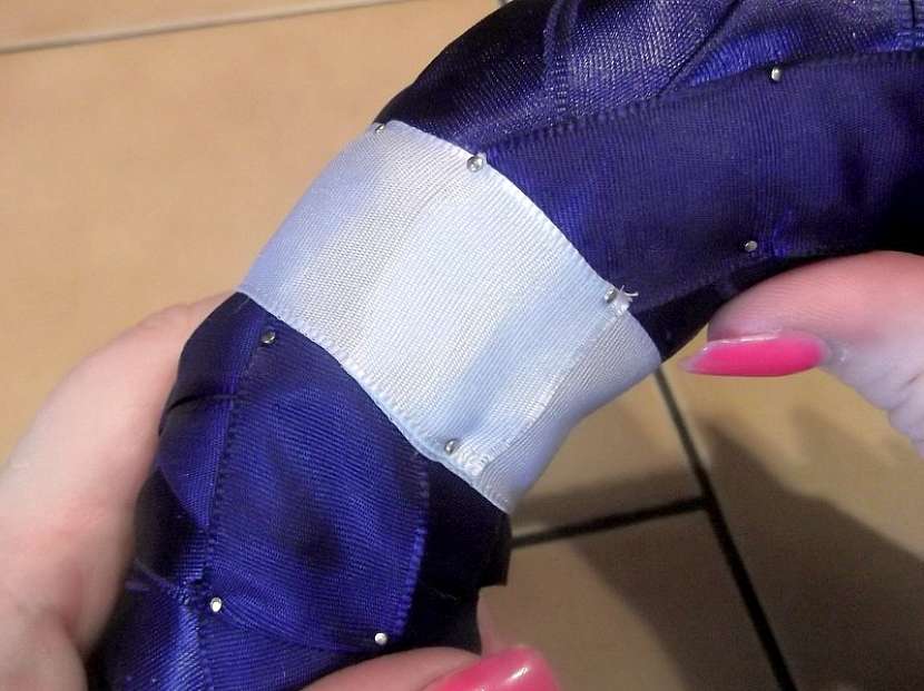 Nešitý patchwork – věnec