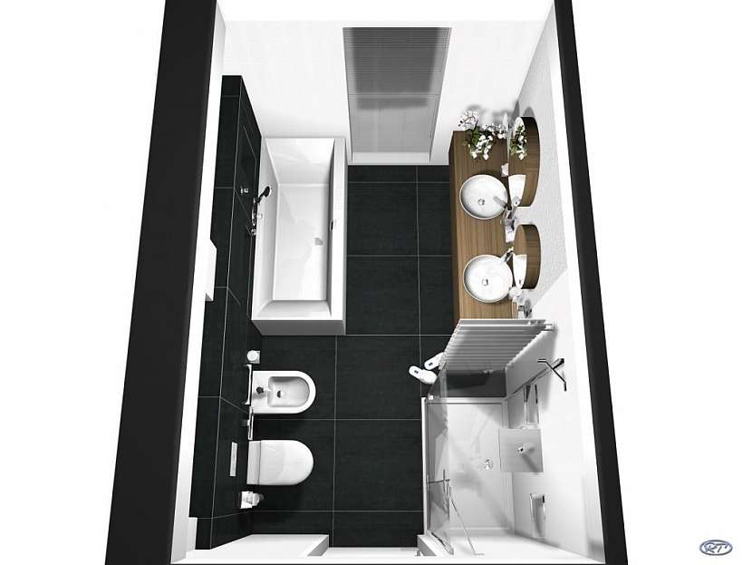 Inspirace pro koupelny - 2. díl - 20 nejlepších návrhů koupelen s designovými radiátory Zehnder