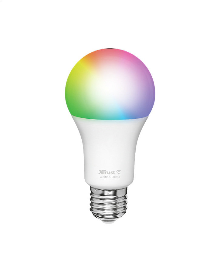 Žárovka Trust Smart WiFi LED disponuje obrovským množstvím barev