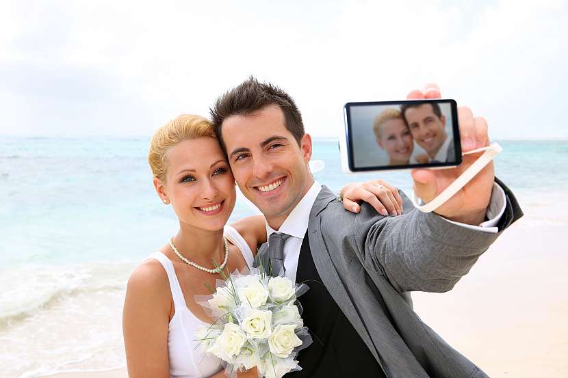 Novomanželské selfie