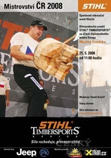Pozvánka - Mistrovství ČR v dřevorubeckém sportu STIHL Timbersports
