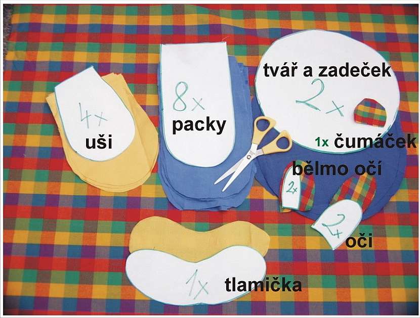 Ušijte si kamaráda – výroba dětského potahu na válcový polštář