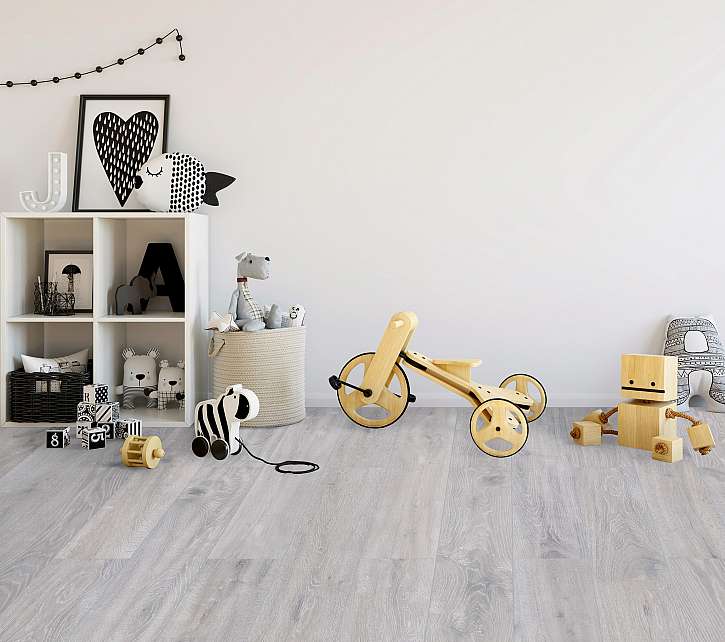 Podlahová krytina z vinylu má všechny vizuální vlastnosti masivní dřevěné podlahy
