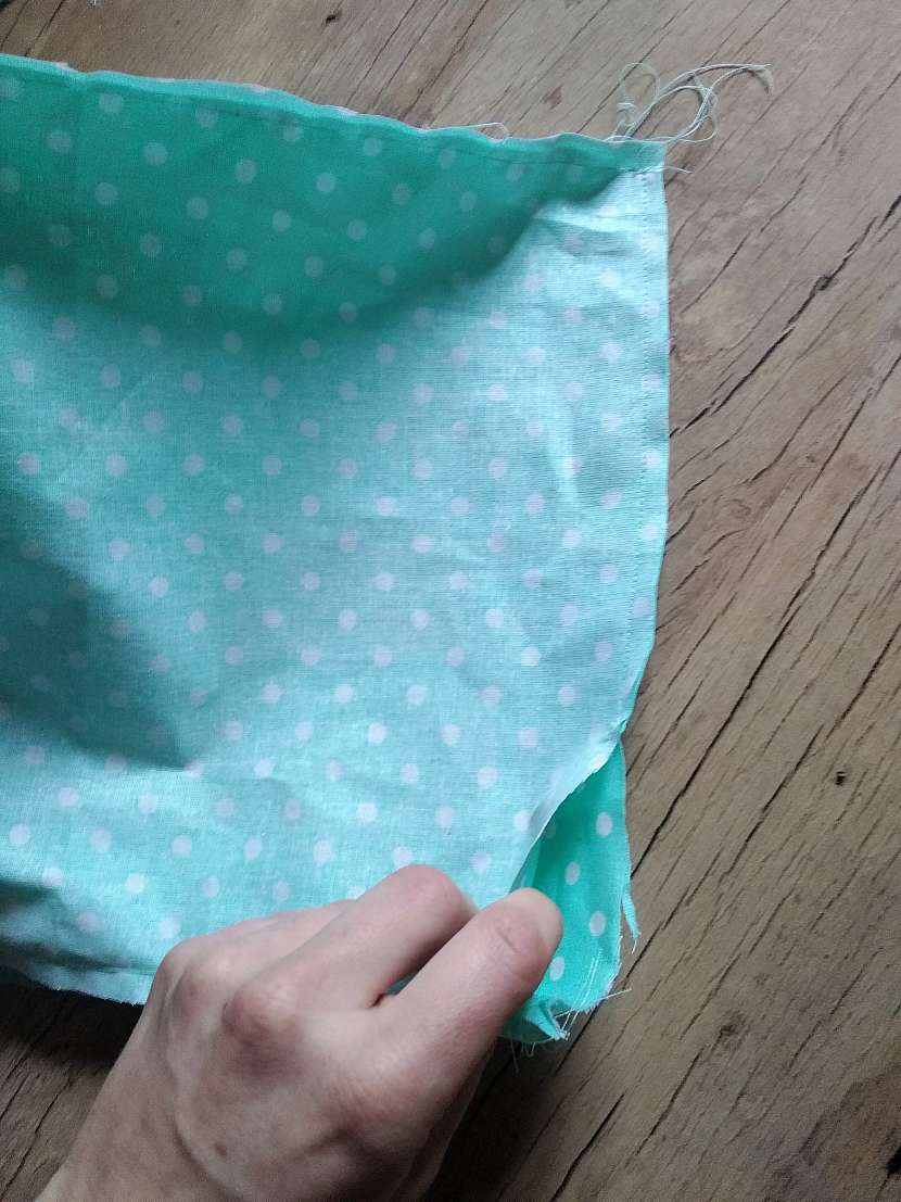volný prostor pro naplnění v posledním spoji