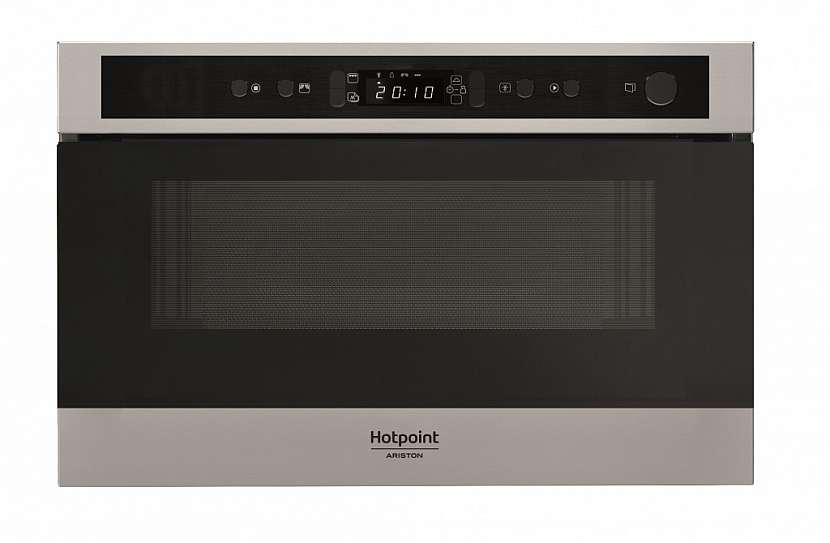 Mikrovlnná trouba Hotpoint MN 512 IX HA s vařením v páře do horní skříňky