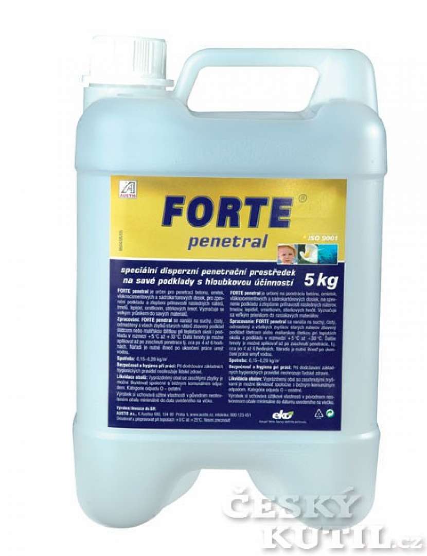 1. Penetrační nátěr – Forte penetral