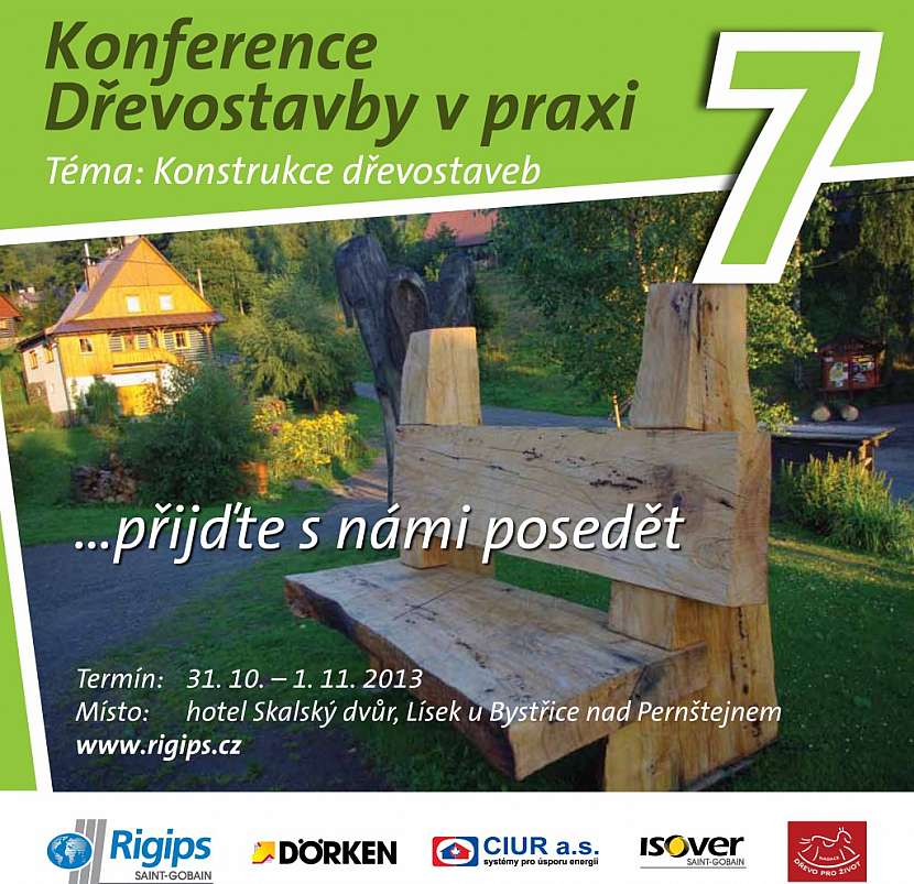 Pozvánka na konferenci Dřevostavby v praxi 7