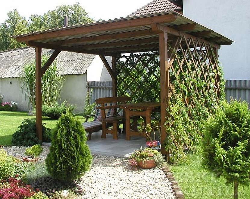 5. Zastřešit pergolu s rozmyslem